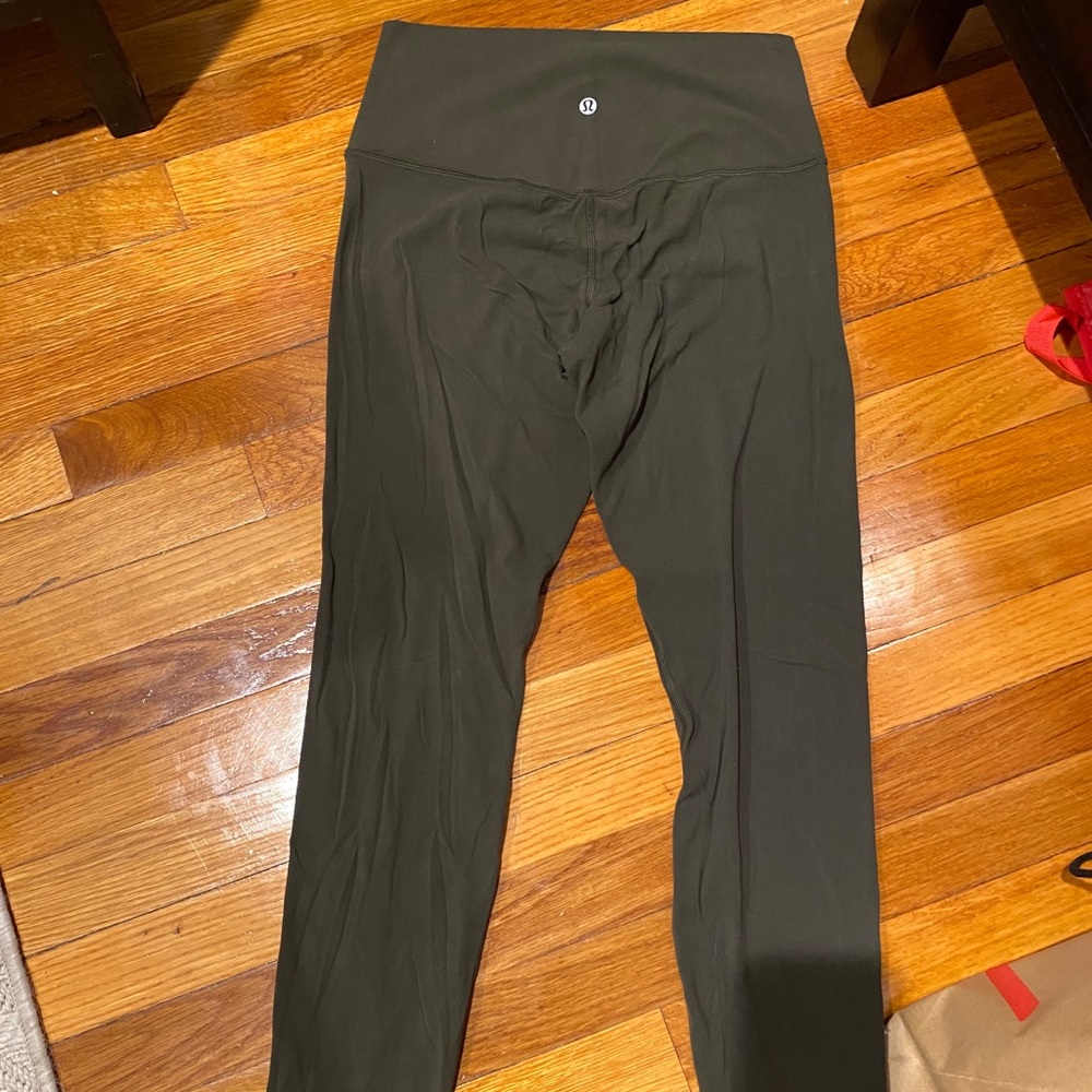 Lululemon align 28” army green align pants